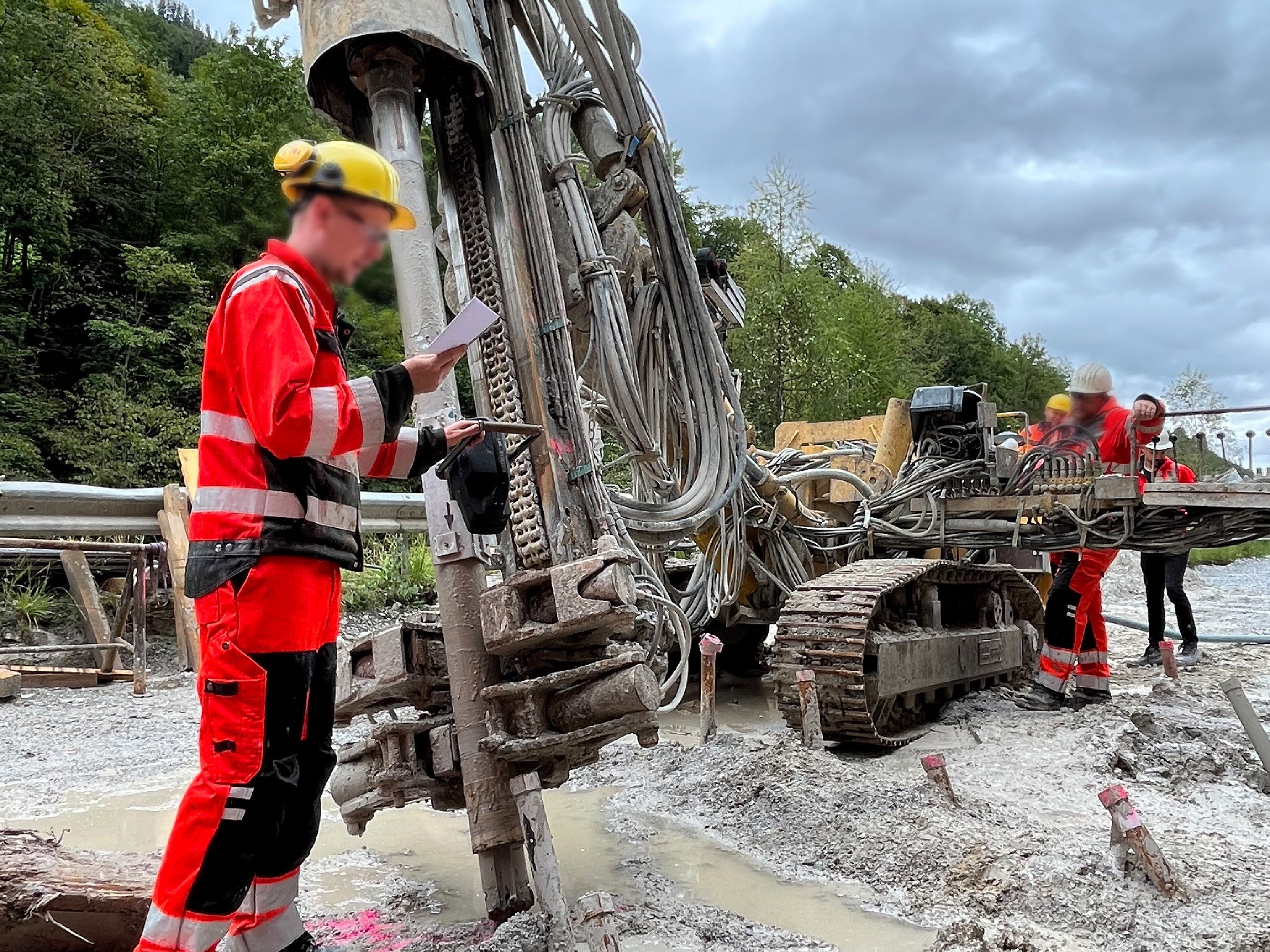 LiPAD-100 Drill Rig Aligner for precise jet grouting and tiebacks